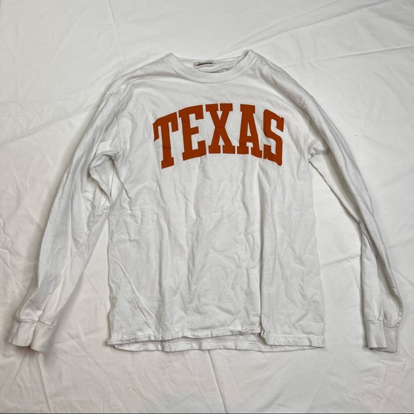 Texas Longhorns White Shirt Ncaa Adult 